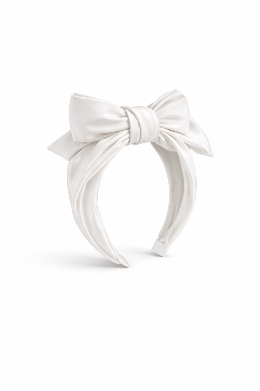 Passe satin premium – blanc perlé